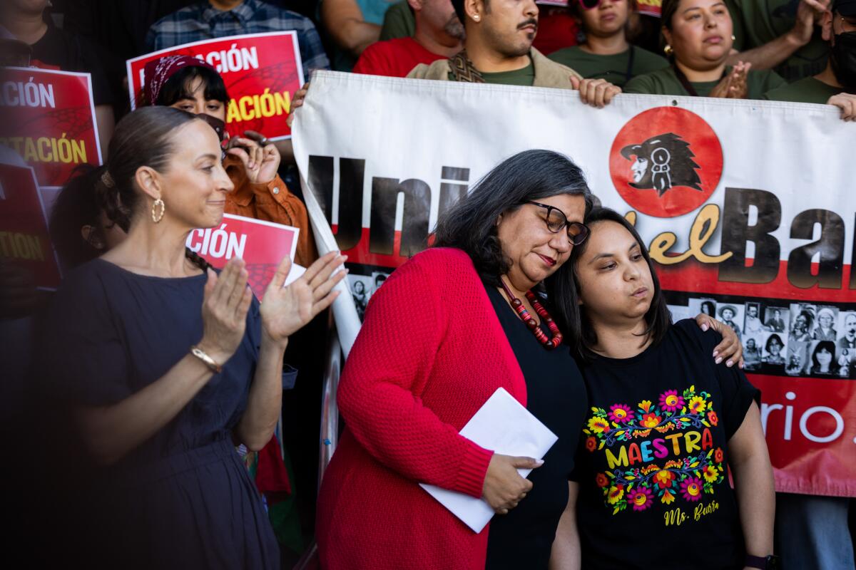 Claudia Rojas and Lizette Becerra