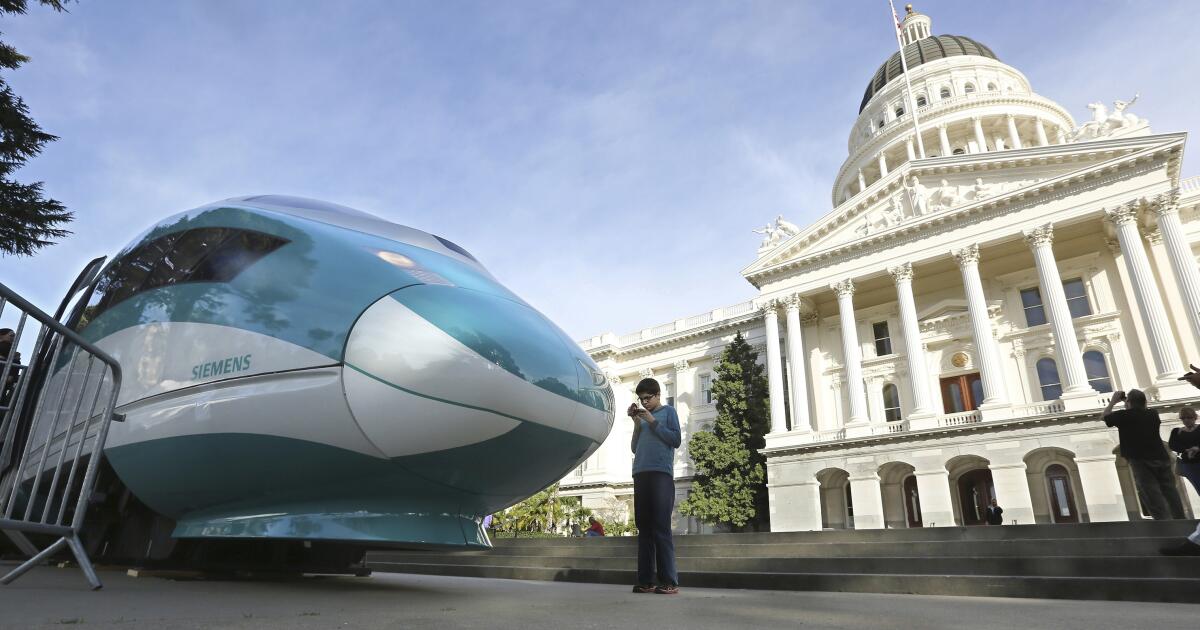 Ferrocarril de alta velocidad programado para obtener $ 20 mil millones en fondos estatales