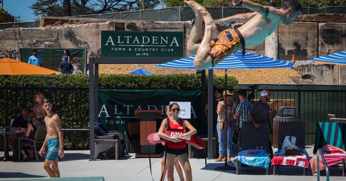 Landmark Altadena Town & Country Club reabre después de Eaton Fire