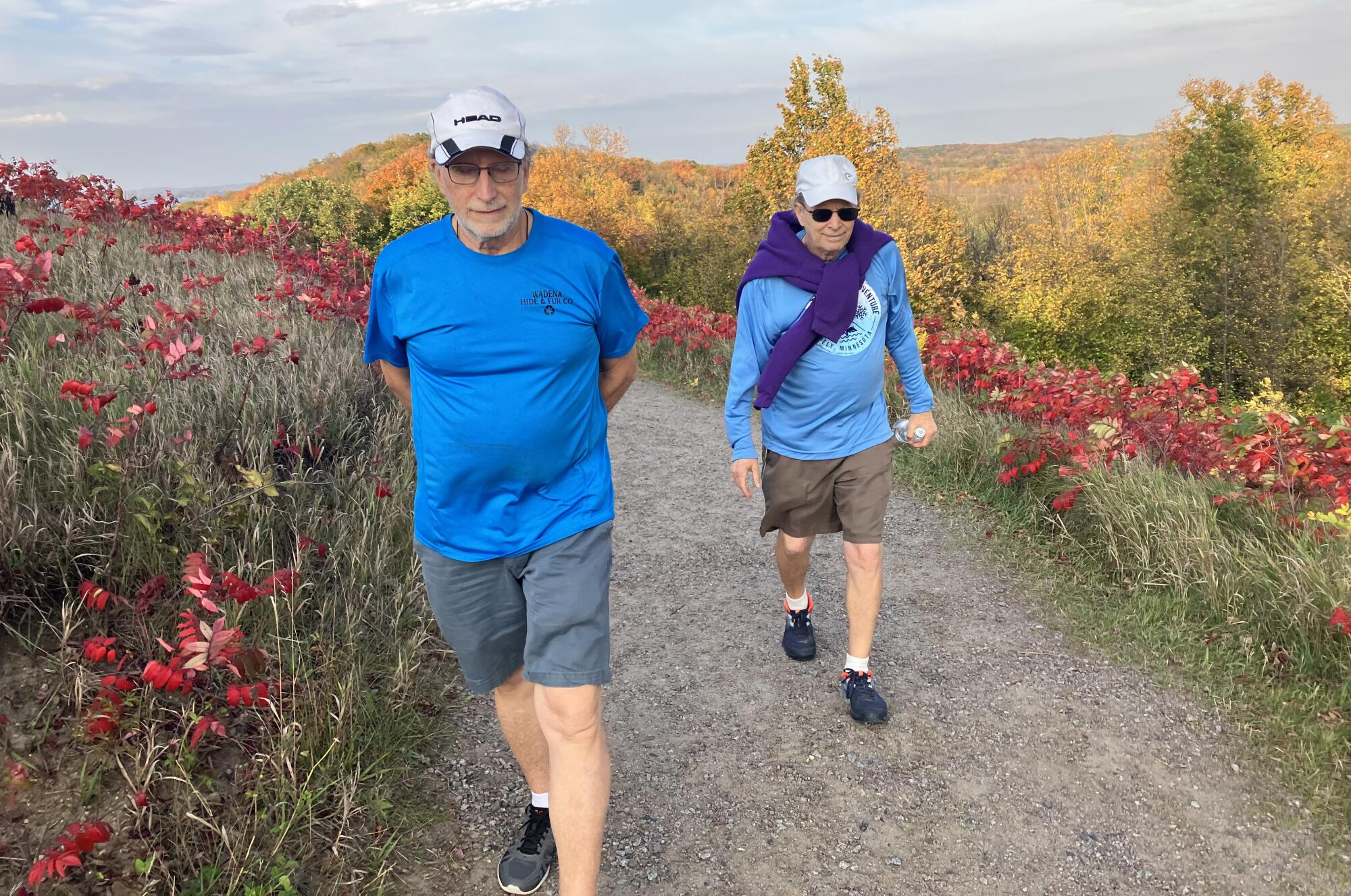 Los hermanos Richard, izquierda, y Stephen Paper.