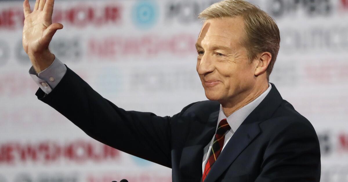El multimillonario Tom Steyer dona 12 millones de dólares para apoyar la Propuesta 50