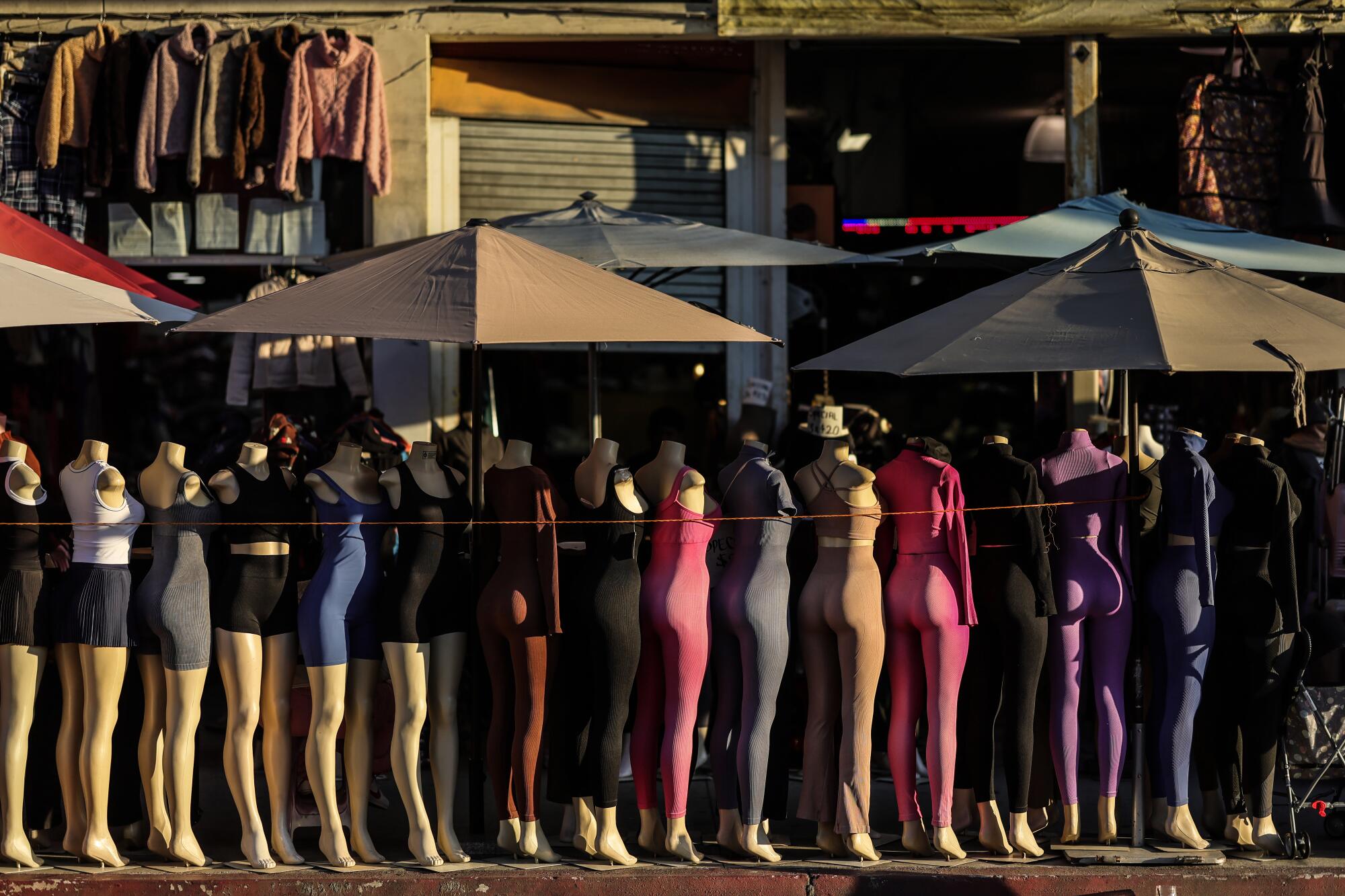 Indumentaria femenina en exposición