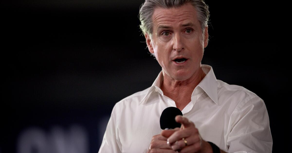 ¿Es el favorito de los demócratas de Newsom para 2028 o un destello en la sartén?