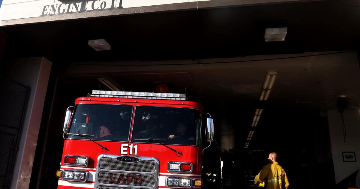Los bomberos de Los Ángeles proponen aumentar el impuesto sobre las ventas