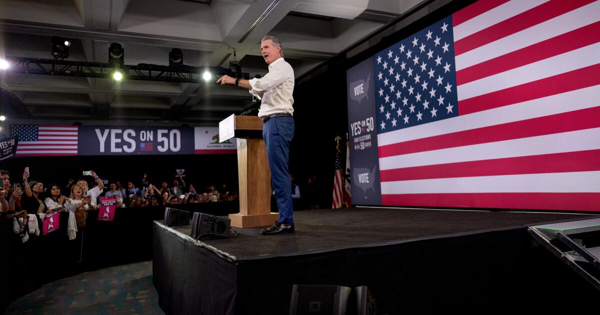 Newsom y destacados demócratas reúnen a los votantes antes de las elecciones especiales sobre la remodelación de los distritos del Congreso